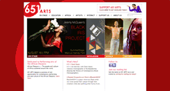 Desktop Screenshot of 651arts.org